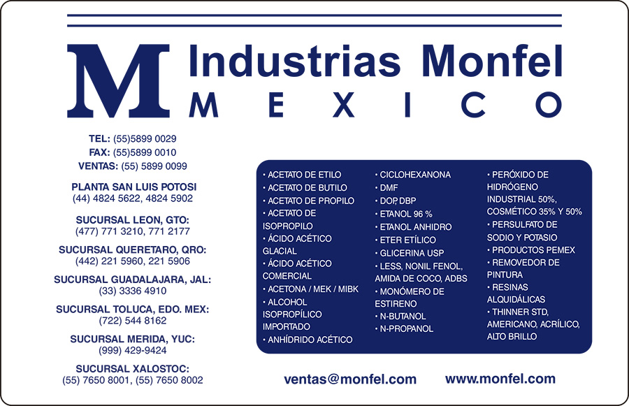 Industrias Monfel, S.A. de C.V.