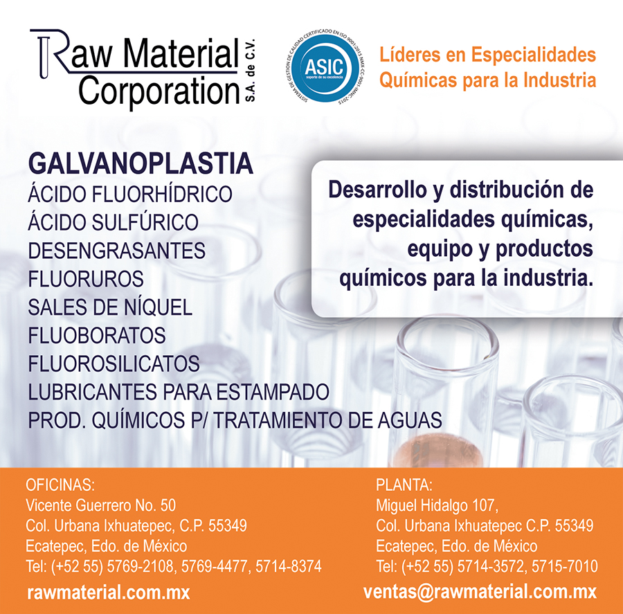 Ácido Fluorhídrico Raw Material Corporation, S.A. de C.V.