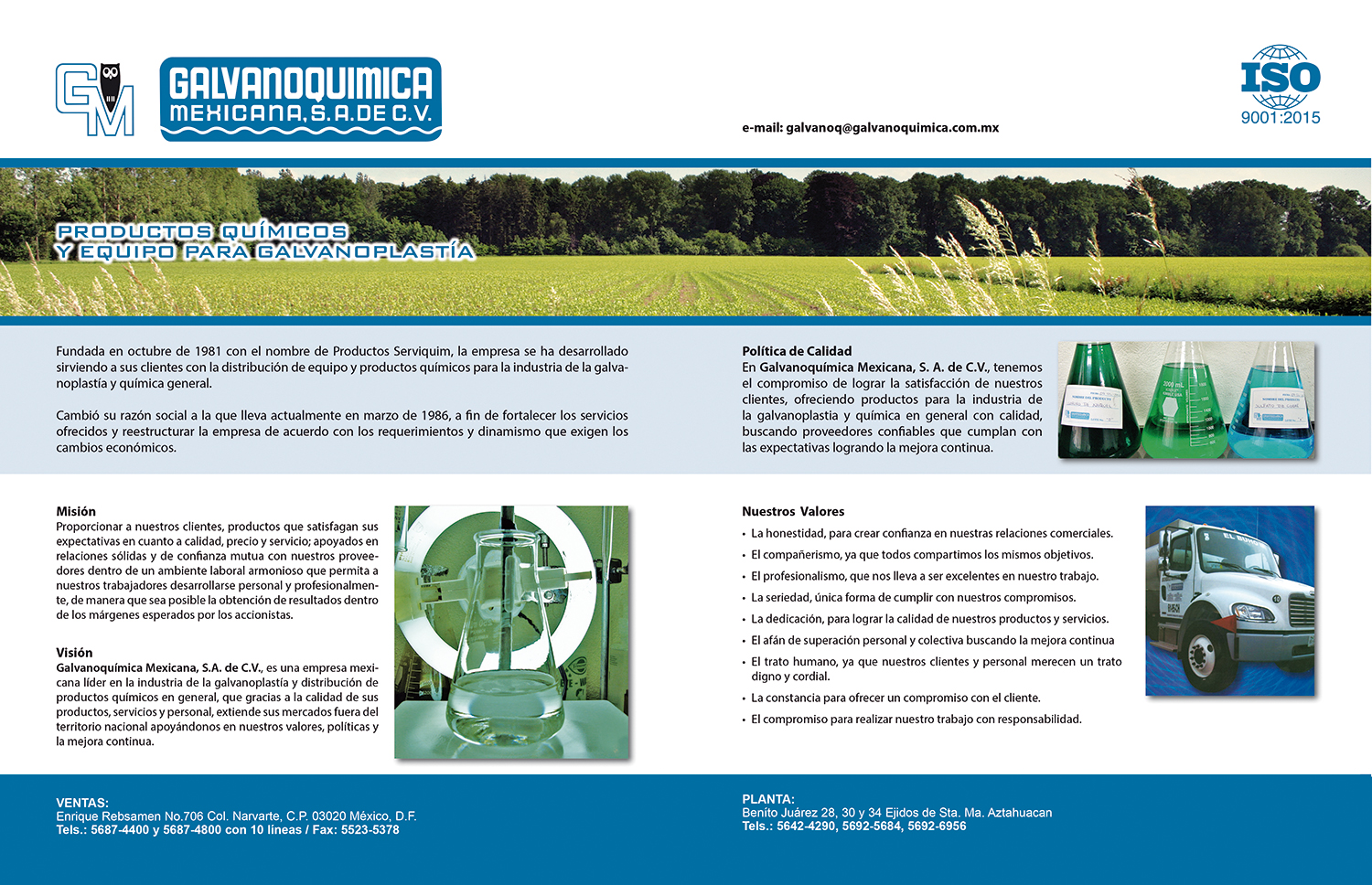 Galvanoquímica Mexicana, S.A. de C.V.