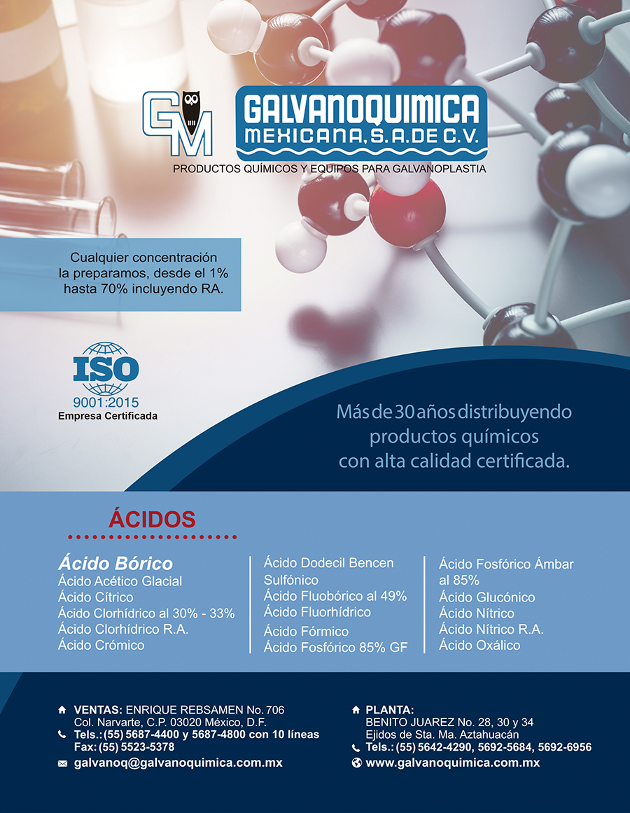 Galvanoquímica Mexicana, S.A. de C.V.