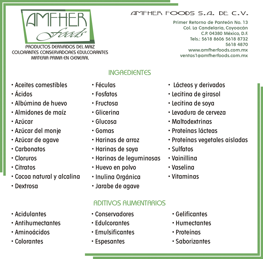 Amfher Foods, S.A. de C.V.